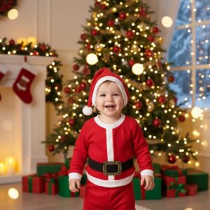 Unisex Bebek Yılbaşı Partisi ve Doğum Günü Temalı Kıyafet Seti